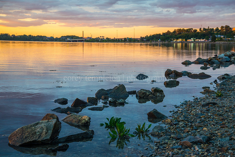 Back Cove Water Sunset