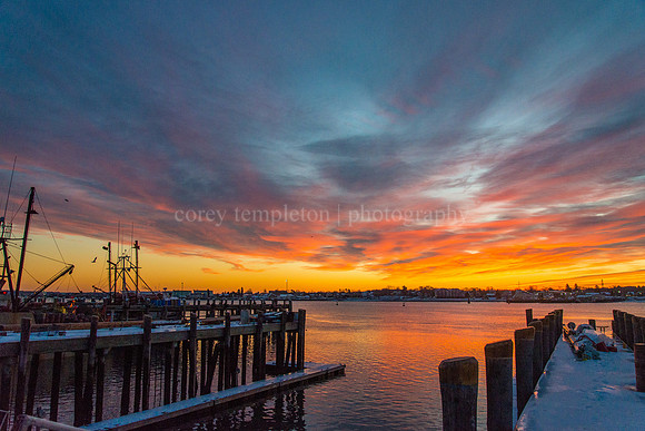 Sunrise from a Pier