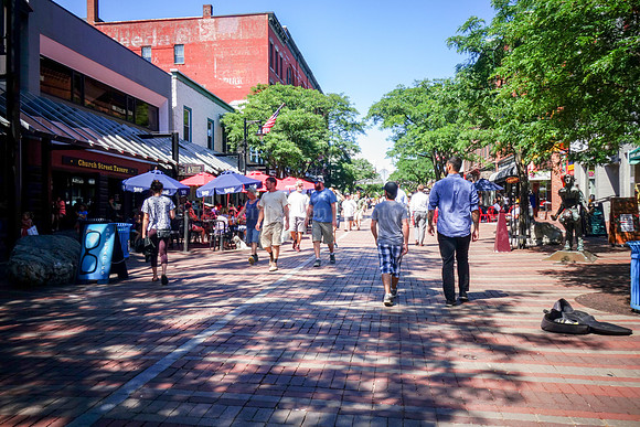 Church Street in Burlington Vermont