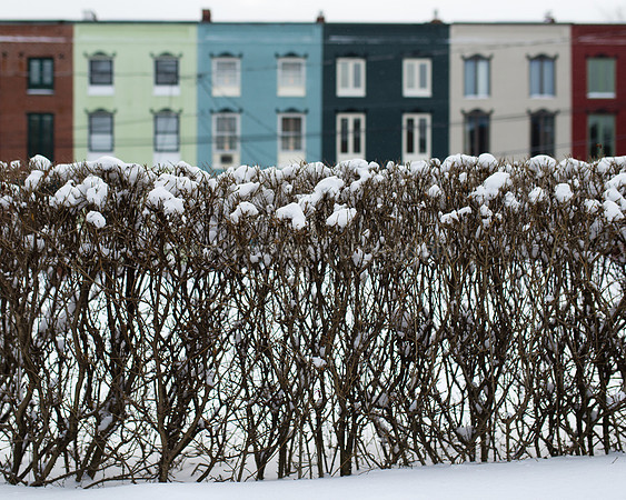 Snow upon Stratton Place