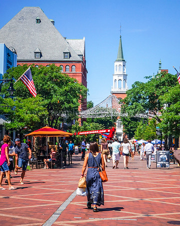 Church Street in Burlington Vermont