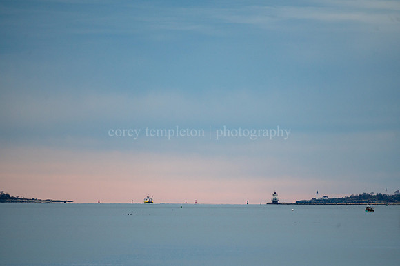 Casco Bay Skyline from Martins Point